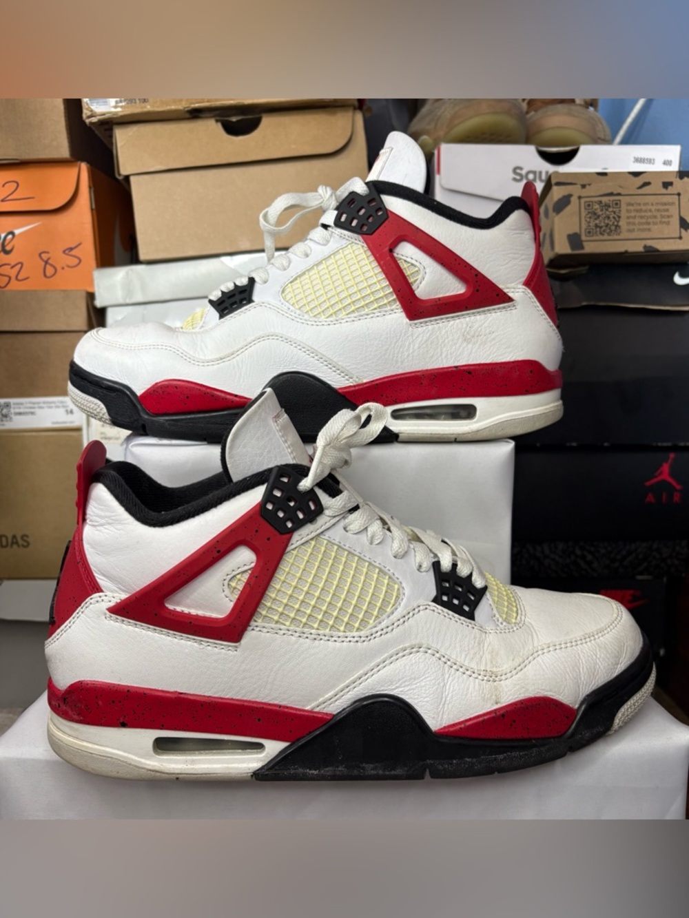 Size 9.5 - Jordan 4 Retro Mid Red Cement